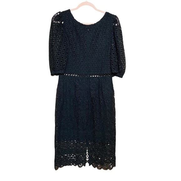 Express Crochet‎ Eyelet Black Dress Size Medium - Picture 2 of 8